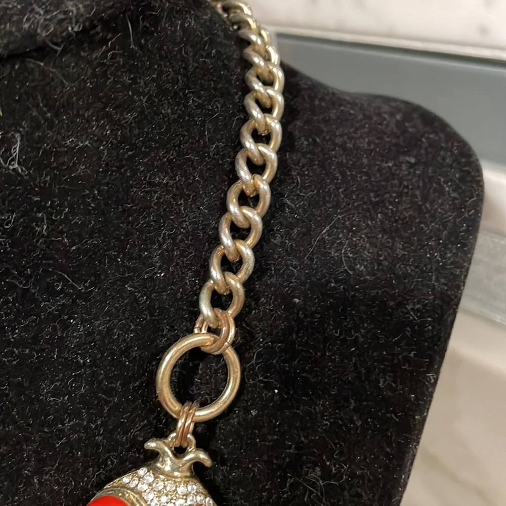 BEAUTIFUL COLORFUL STATEMENT NECKLACE. - Picture 5 of 10